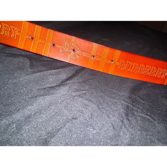 Authentic Burberry leather belt size 40/100 main image 11